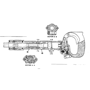 Cylinder Bushing Assembly Diagram and Parts List for CP-9HANDRIL  Chicago Pneumatic Drill